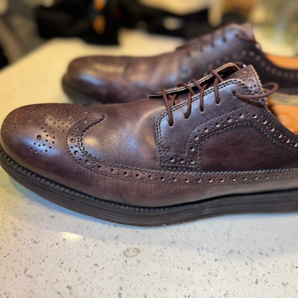 Cole Haan Originalgrand Wingtip Oxford With Nike Lunarlon Sole. 12m